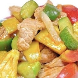 กับ/หมูผัดเปรี้ยวหวาน