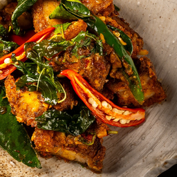 (กับข้าว)หมูกรอบล่องใต้/Red Belly Crispy Pork