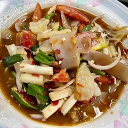 ตำหมึกกรอบ