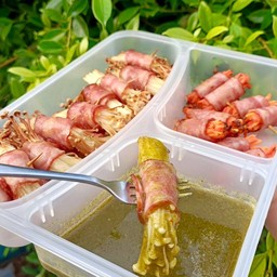 เบคอนพันเห็ดชุด 12 ชิ้น