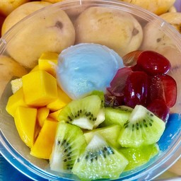 กรีกโยเกิร์ต มะม่วงสุก+กีวี่+คิมสัน