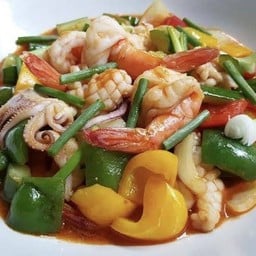 กับ/ทะเลผัดเปรี้ยวหวาน