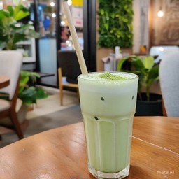 ชาเขียวมัทฉะนมสดปั่น