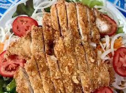 สลัด ไก่กรอบ