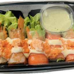 สลัดโรลกุ้ง+ทูน่า