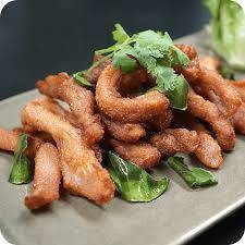 หมูแดดเดียวทอด