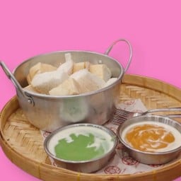 BUN นึ่ง  |  ทูโทน (สังขยาใบเตย+ชาไทย)