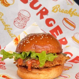 เบอร์เกอร์ไก่กรอบ