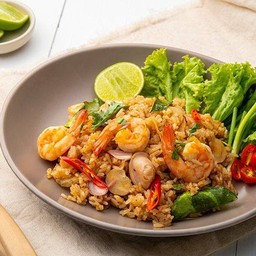 ข้าวผัดต้มยำกุ้ง