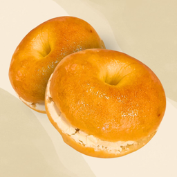 2x Cream Cheese Bagel