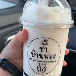 มะพร้าวปั่นนมสด