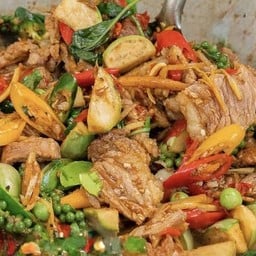 กับ/ผัดฉ่าเนื้อ