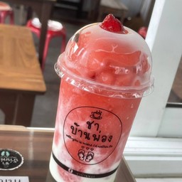 สตอเบอรรี่ปั่นโยเกริต
