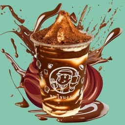 นมสดปั่น ท้อปปิ้ง นูเทลล่่า