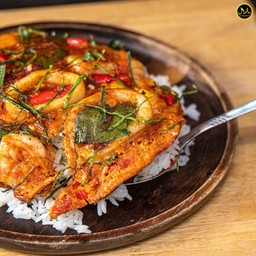 ข้าวไข่ข้นห่อหมกทะเล