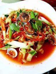 ยำมะม่วงหอยแครง