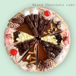 เค้กคละหน้า ช็อคโกแลต ขนาด2ปอนด์