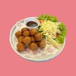 ลูกชิ้นกุ้งทอด