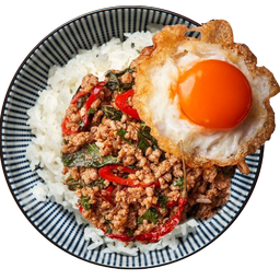 Stir Fried Basil with Minced Pork (กระเพราหมูสับ)