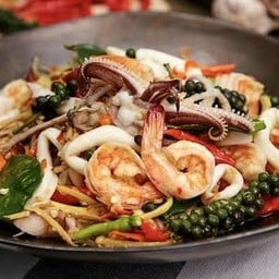 กับ/ผัดฉ่าทะเล