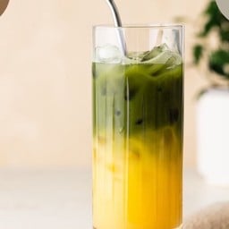 น้ำส้ม มัทฉะ Orange Matcha