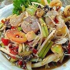 ตำป่ากุ้งสด/สุก