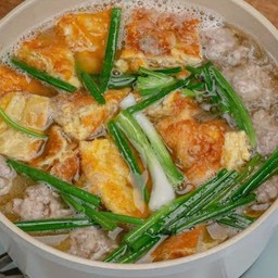 แกงจืดไข่น้ำหมูสับ +ข้าวสวย ยอดนิยม