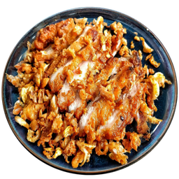 คอหมูทอดกรอบ (Crispy fried pork neck)