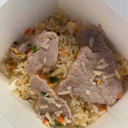 ข้าวผัดไข่ (กรุณาเลือกเนื้อสัตว์ด้วยค่ะ)