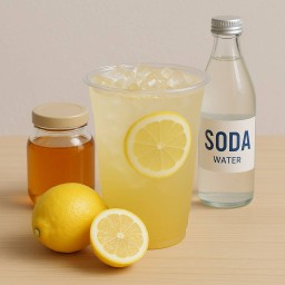 น้ำผึ้งเลม่อนโซดา (honey lemon soda)