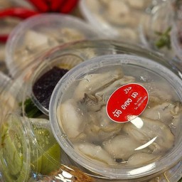 หอยนางรมพร้อมเครื่องเคียง(ชุดใหญ่) หอย 2 กระปุก