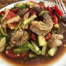 ตำแตงปูกุ้งสด/กุ้งสุก