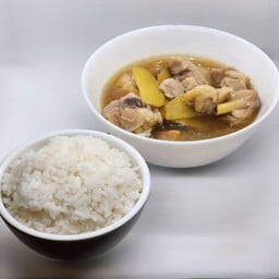 Sesame Chicken with Rice 麻油鸡配饭 ไก่น้ำมันงา+ข้าว