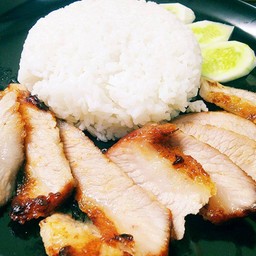 ข้าวคอหมูย่าง