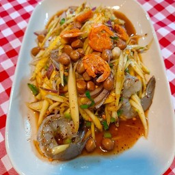 ยำมะม่วงกุ้งสด