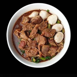 ก๋ยวเตี๋ยวหมูตุ๋น+ลูกชิ้น (พิเศษ)
