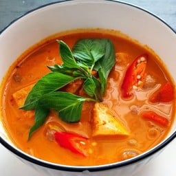 มัสมั่นเต้าหู้ มังสวิรัติ