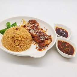 ข้าวมันไก่ย่างซอสเทอริยากิ