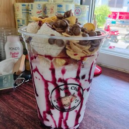 ปังเย็นนมสดบลูเบอร์รี่