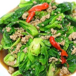 ข้าวแขนงหมูสับ