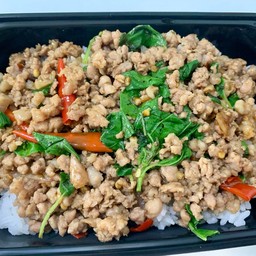 ข้าวกระเพราหมูสับ