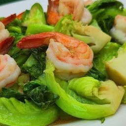 แขนงผัดกุ้ง