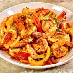 กับ/กุ้งผัดพริกเผา