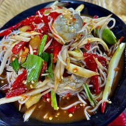 ตำซั่วกุ้งสด