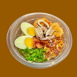 ข้าวต้มแห้ง ทะเล (กุ้ง หมึก)