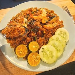 Singapore Laksa Fried Rice 新加坡式叻沙炒饭 ข้าวผัดลักซา