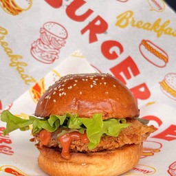 เบอร์เกอร์ไก่กรอบ