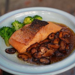 โพชท์แซลมอนซีอิ๊วน้ำผึ้ง