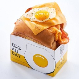 โทสแซนวิชไข่นุ่มชีส Egg&Egg Cheese Toast (Egg All Day)