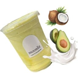 อะโวคาโด้มะพร้าวนมสดปั่น